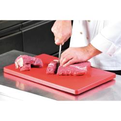 KESPER 30153 Prkénko na krájení, 53 x 32,5 x 1,5 cm, plast, červené