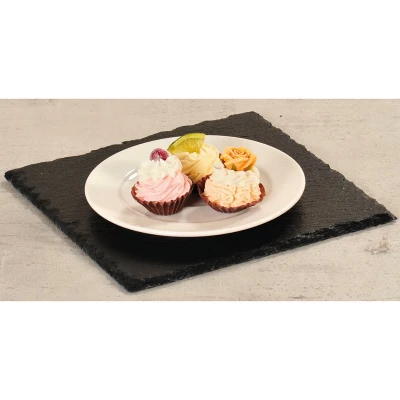 KESPER břidlicové servírovací tácky 2 ks, 20 x 20 cm