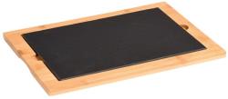 KESPER 38132 Servírovací tác, 36 x 25 x 1,5 cm, břidlice/bambus