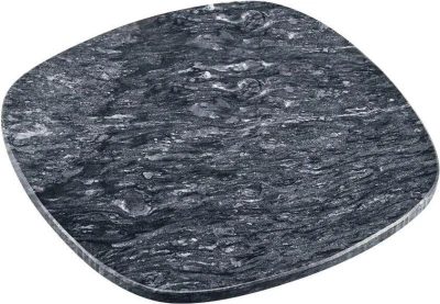 KESPER černý mramorový 25 x 25 cm servírovací tác