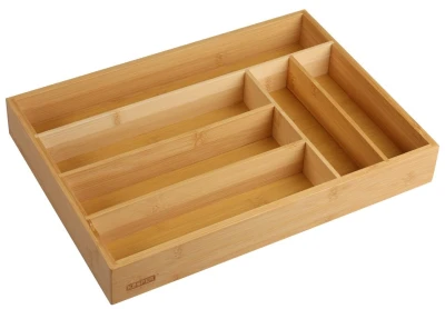 KESPER Příborník bambusový 6 přihrádek 35,5 x 25,5 x 5 cm
