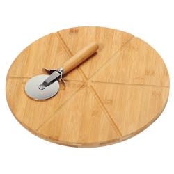 KESPER 58462 Prkénko a kráječ na pizzu, ø 32 cm, bambus KESPER 58462 Prkénko a kráječ na pizzu, ø 32 cm, bambus