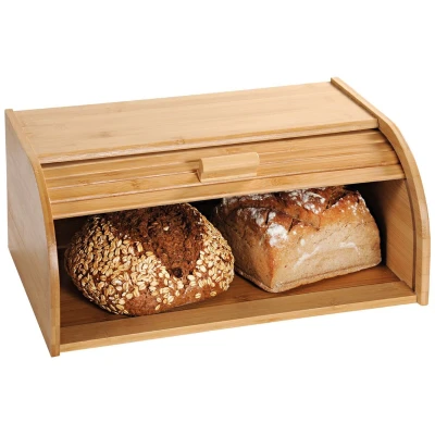 KESPER bambusová chlebovka s rolovacím víkem 40 x 17 x 27 cm