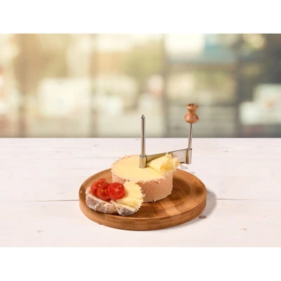 KESPER Kráječ na sýr Tete de Moine bambusový průměr 22 cm