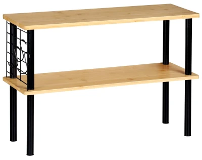 KESPER Dvoupatrová kuchyňská police bambusová 55 x 20 cm