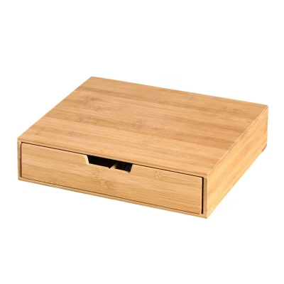 KESPER Organizér na čaje a kávové kapsle bambusový, 34 x 31 x 8 cm