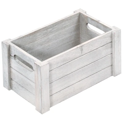 KESPER Úložný box antická bílá 25,8 x 17 x 13,5 cm topolová překližka