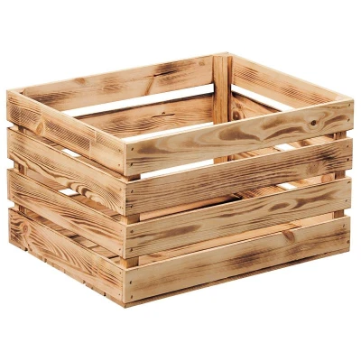 KESPER Úložný stohovatelný box 47 x 36 x 28 cm, borovicové dřevo