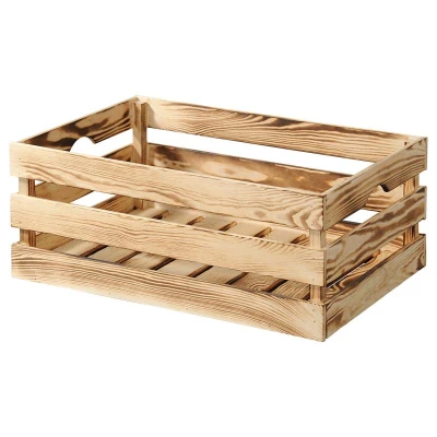 KESPER Úložný stohovatelný box 58,5 x 39 x 24 cm, borovicové dřevo
