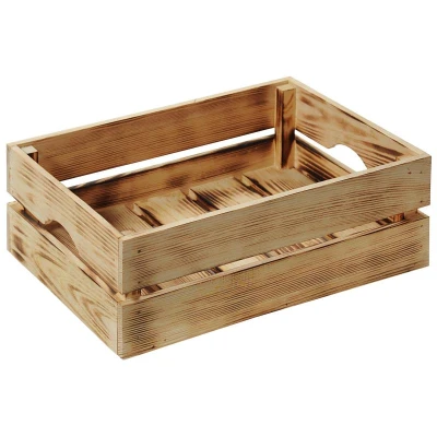 KESPER opálený borovicový 40 x 30 x 15 cm stohovatelný úložný box
