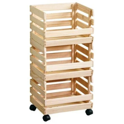 KESPER 69581 Regál na ovoce a zeleninu s kolečky, 80 x 37 x 30 cm KESPER 69581 Regál na ovoce a zeleninu s kolečky, 80 x 37 x 30 cm
