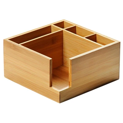 KESPER Kuchyňský organizér bambusový, 5 přihrádek, 18 x 9 x 18 cm