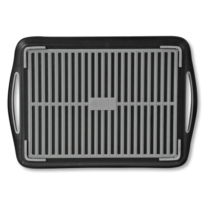 KESPER Servírovací protiskluzový tác 45,5 x 32 cm plastový černý