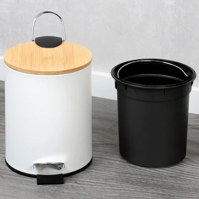 KESPER bílý kosmetický koš s tichým zavíráním, 3 l