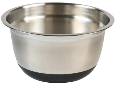 KESPER Míchací mísa se silikonovým dnem, nerezová ocel, průměr 23,5 cm