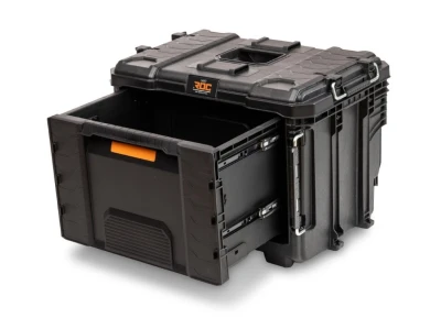 Keter ROC Pro Gear 2.0 černo-oranžový box s jednou zásuvkou XL