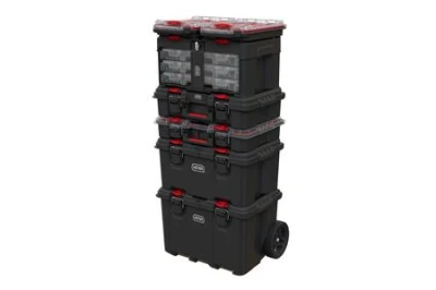 Keter Box Stack’N’Roll se třemi organizéry