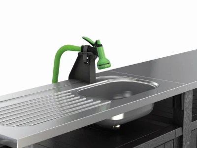 Keter Grilovací stolek UNITY Chef 415 L grafitový