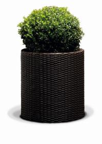 Keter Květináč Cylinder L Brown