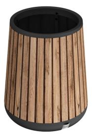 Keter Květináč Deco Conic walnut Keter Květináč Deco Conic walnut