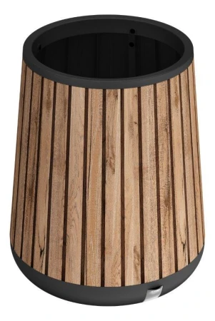 Keter Květináč Deco Conic walnut Keter Květináč Deco Conic walnut