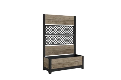 Keter Deco Tulip Ashwood samozavlažovací květináč