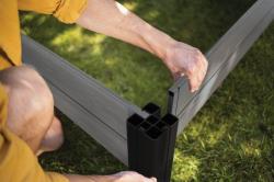 Keter Vyvýšený záhon Vista Modular Garden Bed šedý