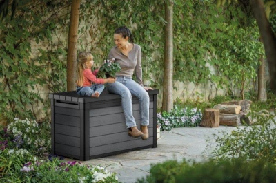Keter Zahradní box Cortina 380 L šedý