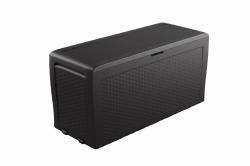 Keter Zahradní box Samoa Rattan Box 270L grafitový Keter Zahradní box Samoa Rattan Box 270L grafitový