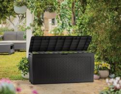 Keter Zahradní box Samoa Rattan Box 270L grafitový