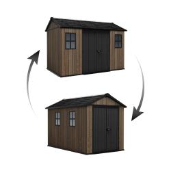 Keter Zahradní domek Apex 7,5 x 11 Walnut, s podlahou Keter Zahradní domek Apex 7,5 x 11 Walnut, s podlahou