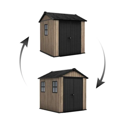 Keter Zahradní domek Apex 7,5 x 7 Ashwood, s podlahou