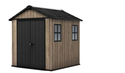 Keter Záhradný domček Apex 7,5 x 7 Ashwood, s podlahou