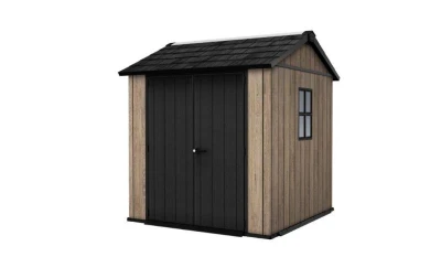 Keter Záhradný domček Apex 7,5 x 7 Ashwood, s podlahou