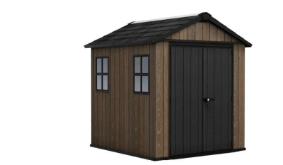 Keter Zahradní domek Apex 7,5 x 7 Walnut, s podlahou