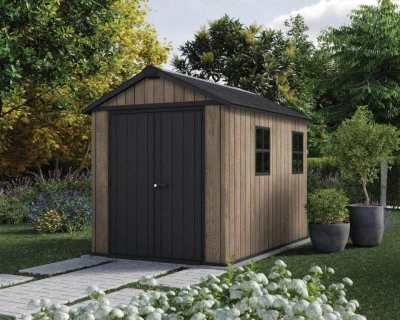 Keter Záhradný domček Apex 7,5 x 9 Ashwood, s podlahou