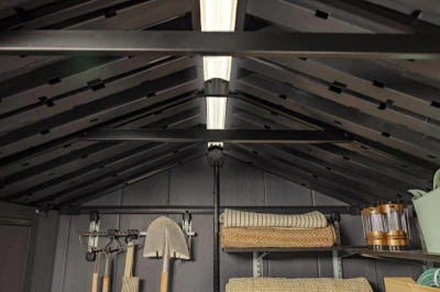 Keter Záhradný domček Apex 7,5 x 9 Ashwood, s podlahou