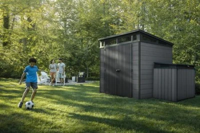 Keter Zahradní domek Cortina 7x7 grafitový, s podlahou
