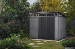 Keter Zahradní domek Cortina 9x7 grafitový, s podlahou