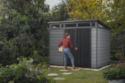 Keter Zahradní domek Cortina 9x7 grafitový, s podlahou
