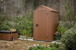 Keter Zahradní domek Darwin 4 x 4 hnědý, s podlahou