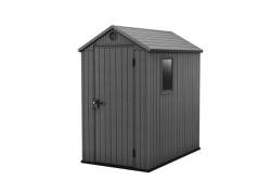 Keter Zahradní domek Darwin 4 x 6 šedý, s podlahou