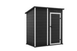 Keter Zahradní domek Essential 6 x 4 tmavě šedý / bílý, s podlahou Keter Zahradní domek Essential 6 x 4 tmavě šedý / bílý, s podlahou