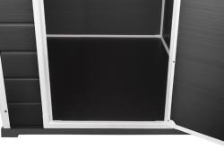 Keter Zahradní domek Essential 6 x 4 tmavě šedý / bílý, s podlahou