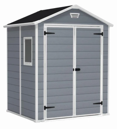 Keter Zahradní domek MANOR 6 x 5 DD šedý / bílý, s podlahou Keter Zahradní domek MANOR 6 x 5 DD šedý / bílý, s podlahou