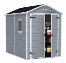 Keter Zahradní domek MANOR 6 x 8 DD šedý / bílý, s podlahou