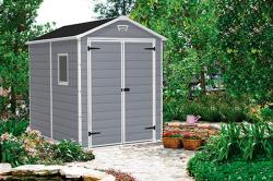 Keter Zahradní domek MANOR 6 x 8 DD šedý / bílý, s podlahou