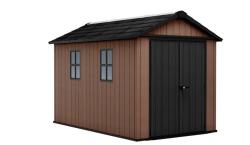 Keter Zahradní domek Newton Plus wide 11x7,5 hnědý, s podlahou