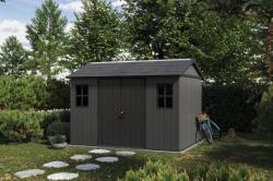 Keter Zahradní domek Newton Plus wide 11x7,5 šedý, s podlahou