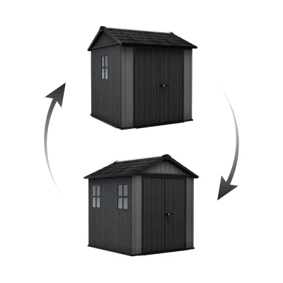 Keter Zahradní domek Newton Plus wide 7x7,5 šedý, s podlahou Keter Zahradní domek Newton Plus wide 7x7,5 šedý, s podlahou